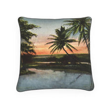 Load image into Gallery viewer, Hawaii Hilo Cocanut Lagoon Territorial Luxury Pillow
