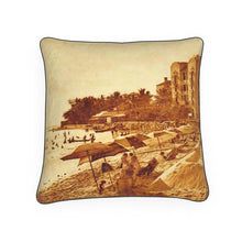 Load image into Gallery viewer, Hawaii Oahu Honolulu Waikiki Beach Luxury Pillow
