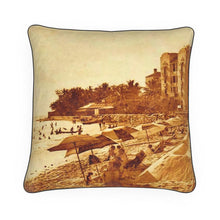 Load image into Gallery viewer, Hawaii Oahu Honolulu Waikiki Beach Luxury Pillow

