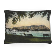 Load image into Gallery viewer, Hawaii Oahu Honolulu Waikiki Beach Luxury Pillow
